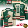 NHL Minnesota Wild Mix Home Away 2025 Custom Hockey Jersey