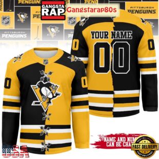 NHL Pittsburgh Penguins Mix Home Away 2025 Custom Hockey Jersey