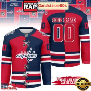 NHL Washington Capitals Mix Home Away 2025 Custom Hockey Jersey