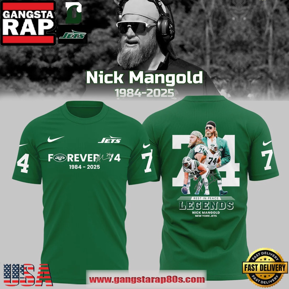 Rest In Peace Forever 74 Nick Mangold Unisex T Shirt