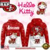 San Francisco 49ers 2025 Football Christmas Hello Kitty Hoodie Shirt