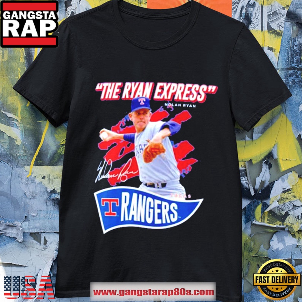 Texas Rangers Nolan Ryan The Ryan Express 2025 T Shirt