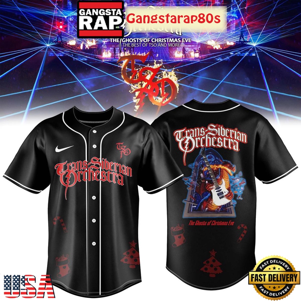 Trans-Siberian Orchestra Christmas Tour 2025 Baseball Jersey Shirt Trans-Siberian Orchestra Christmas Tour 2025 Baseball Jersey Shirt
