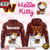 Washington Commanders 2025 Football Christmas Hello Kitty Hoodie Shirt