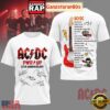 ACDC PWR Up 53th Anniversary Signature 3D Shirt