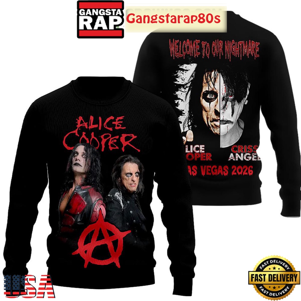 Alice Cooper Welcome To Our Nightmare Special Sweatshirt