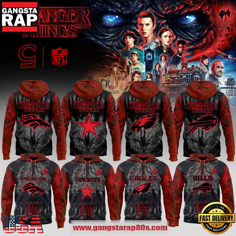 All NFL Team x Stranger things Unique Design All Over Print Hoodie All NFL Team x Stranger things Unique Design All Over Print Hoodie