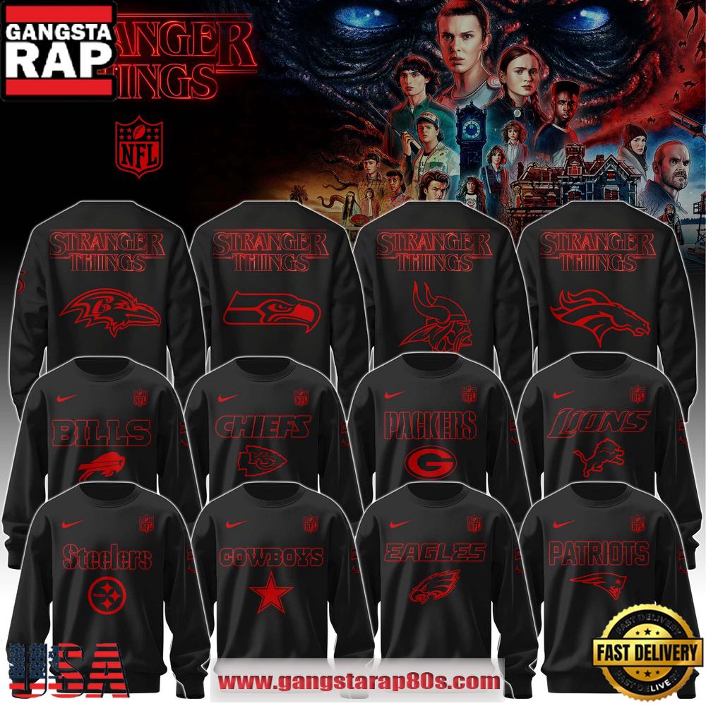 All NFL Team x Strangethings Limited Editions Sweatshirt