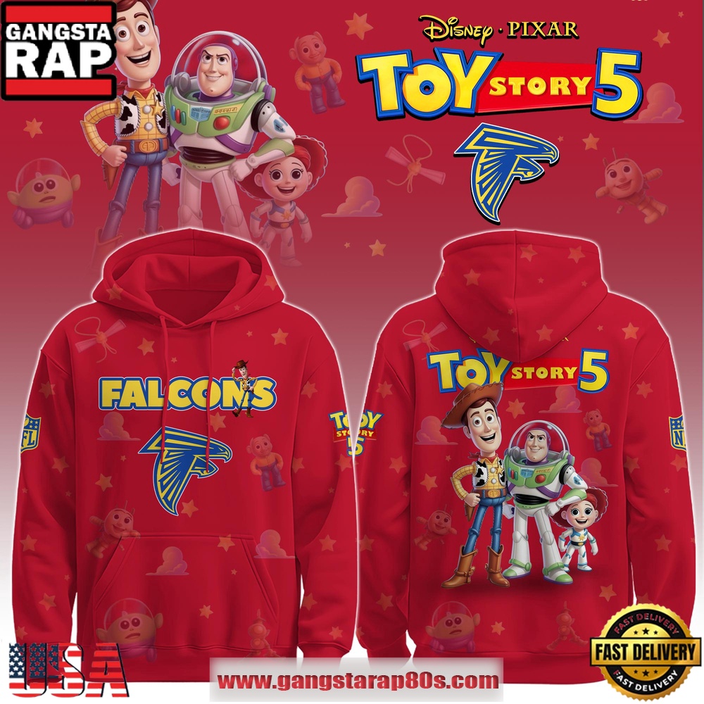 Atlanta Falcons NFL x Toy Story 5 Limited Edition Hoodie Shirt