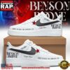 Benson Boone’s American Heart World Tour 2025 Black White Custom Air Force 1 Sneakers Shoes