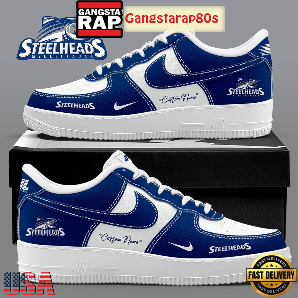 Brampton Steelheads Hockey New Season 2026 Custom Air Force 1 Running Sneakers Shoes