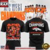 Broncos 2025 AFC West Division Champions 3D T-Shirt 3 Broncos 2025 AFC West Division Champions 3D T-Shirt
