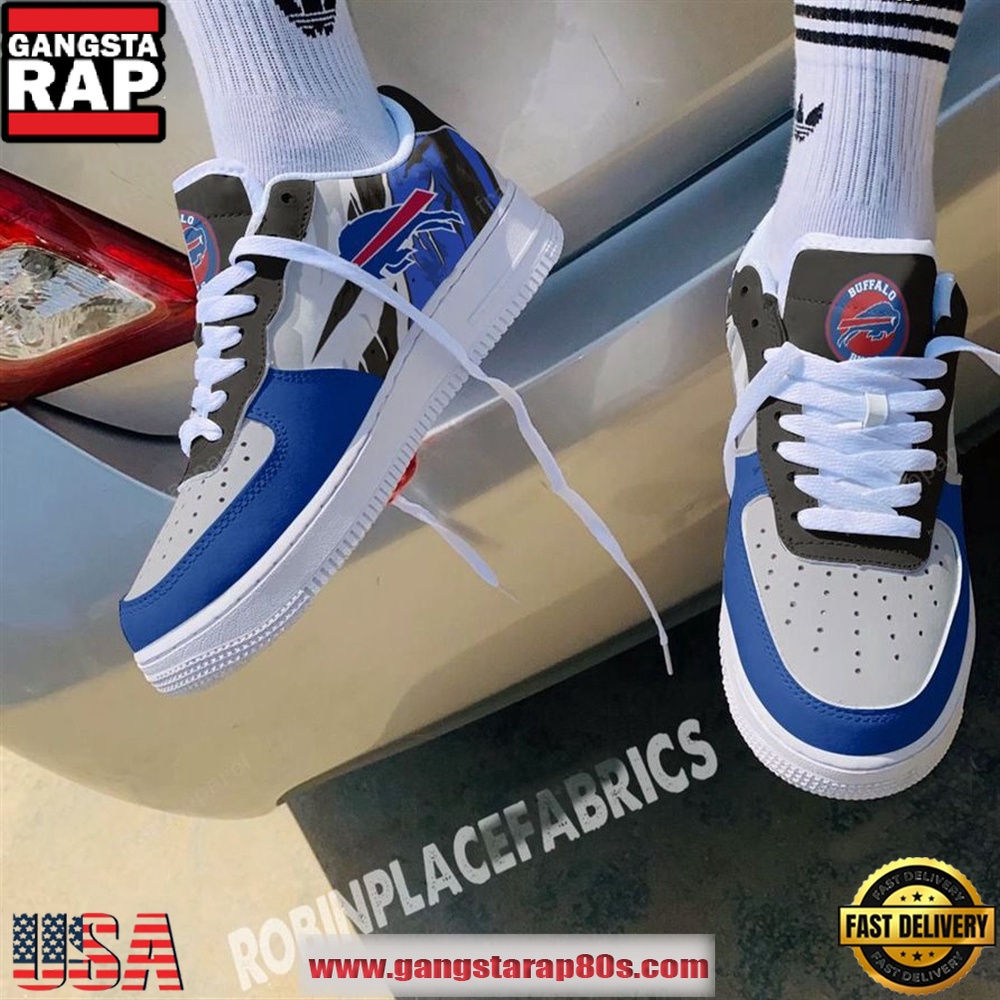Buffalo Bills NFL Football Air Force 1 Running Sneakers Shoes