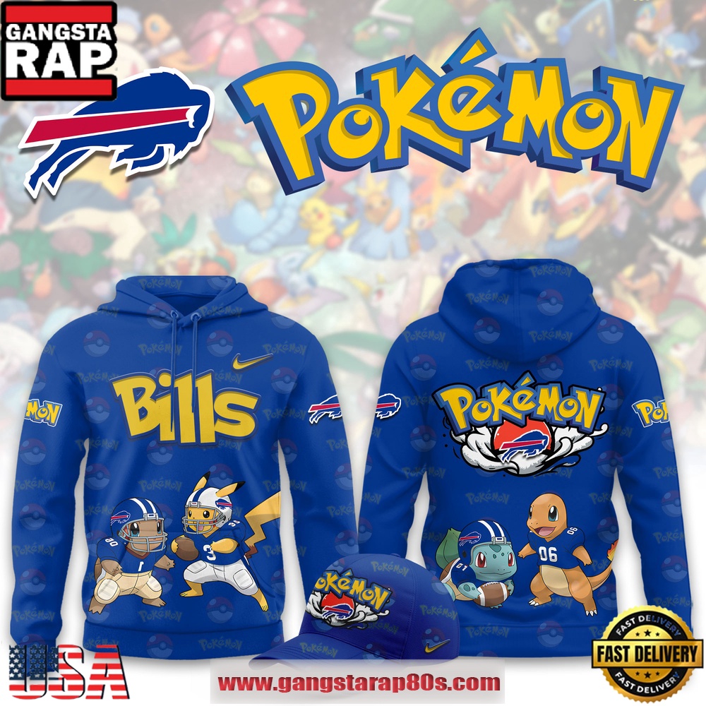 Buffalo Bills NFL x Pokemon Unique Sports Design Hoodie Shirt