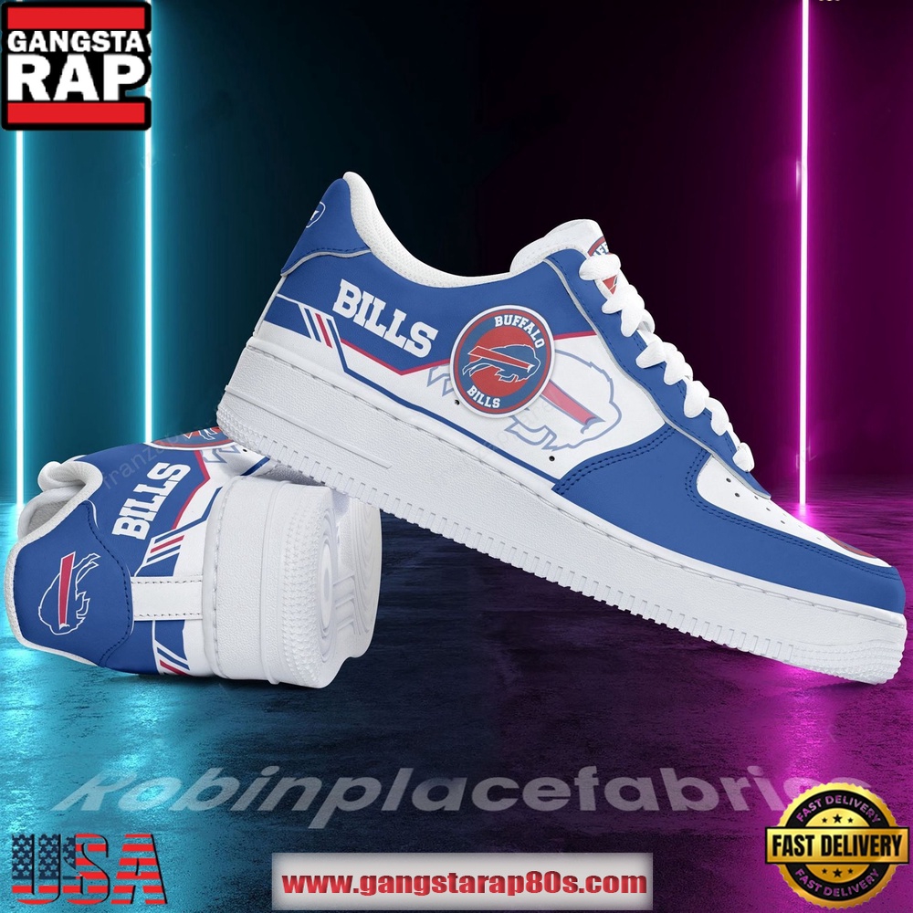 Buffalo Bills Team AF 1 Running Sneakers Shoes