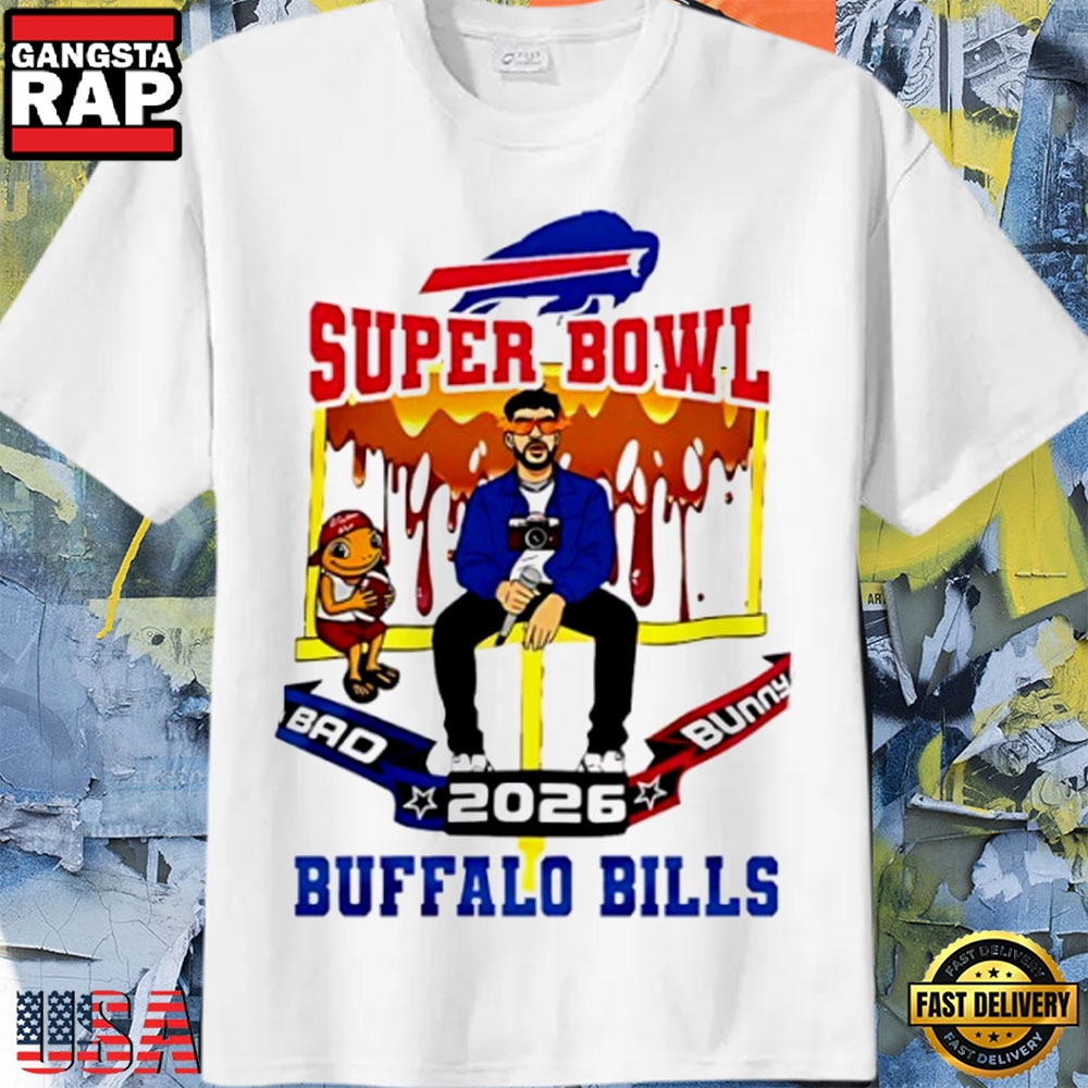 Buffalo Bills x Bad Bunny Super Bowl LX 2026 T Shirt
