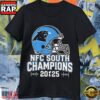 Carolina Panthers 2025 NFC South Champions T Shirt