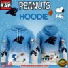 Carolina Panthers NFL x Peanuts Christmas Unisex Hoodie
