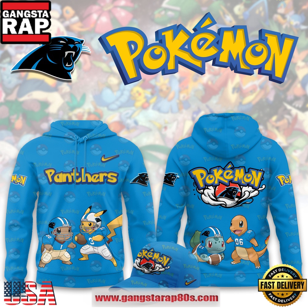 Carolina Panthers NFL x Pokemon Unique Sports Design Hoodie Shirt