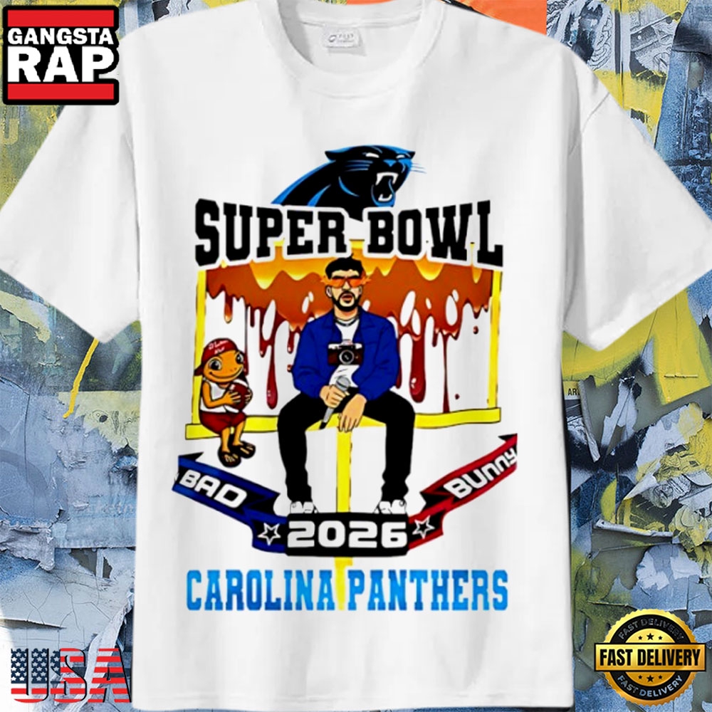 Carolina Panthers x Bad Bunny Super Bowl LX 2026 T Shirt