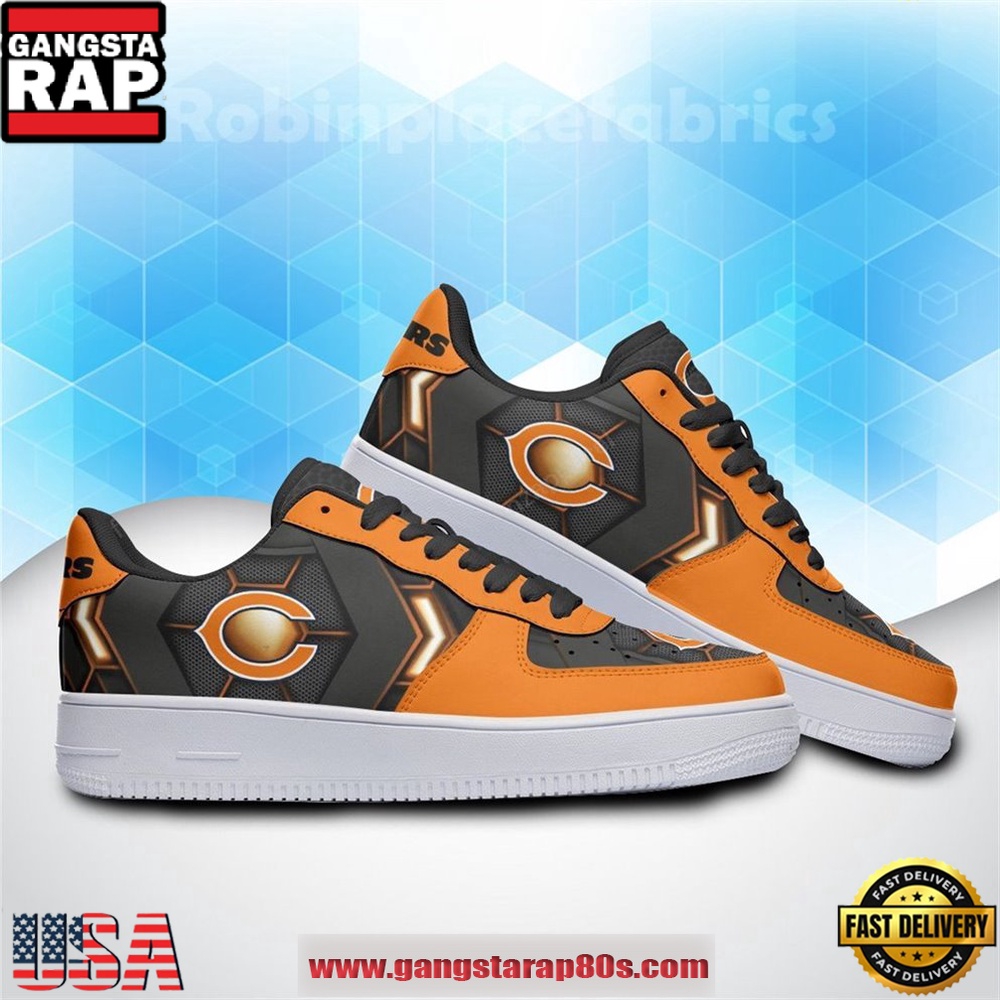 Chicago Bears AF 1 Running Sneakers Shoes