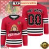 Chicago Blackhawks x One Piece Custom Hockey Jersey