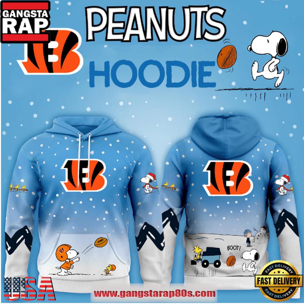 Cincinnati Bengals NFL x Peanuts Christmas Unisex Hoodie