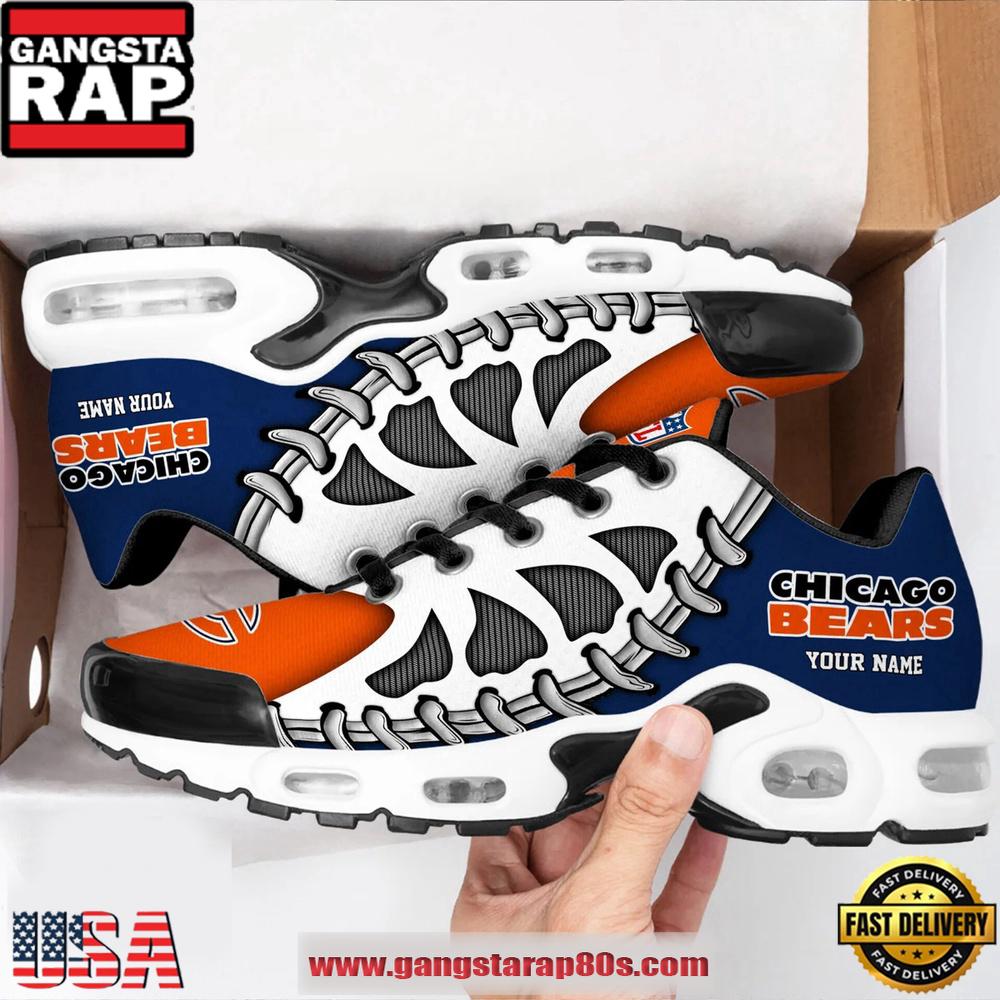 Custom Name Chicago Bears Air Max Plus Shoes For Fans