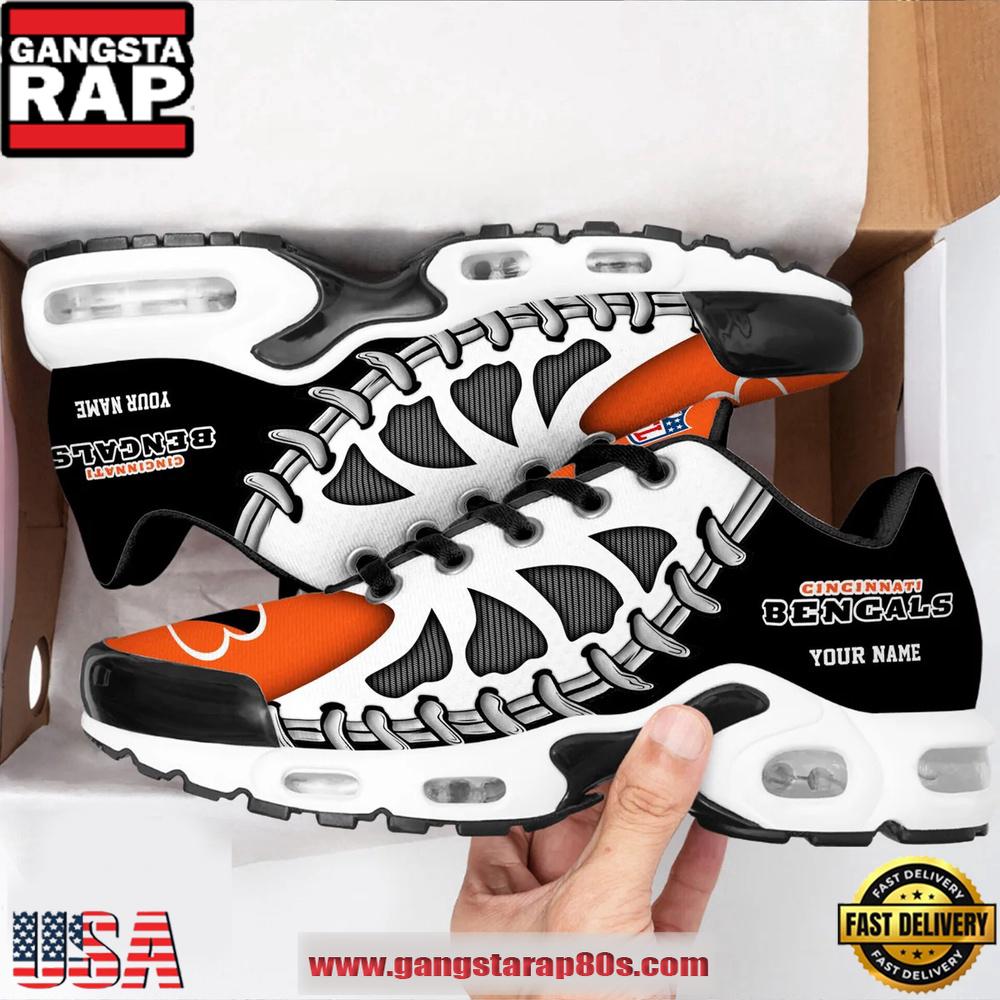 Custom Name Cincinnati Bengals Air Max Plus Shoes For Fans