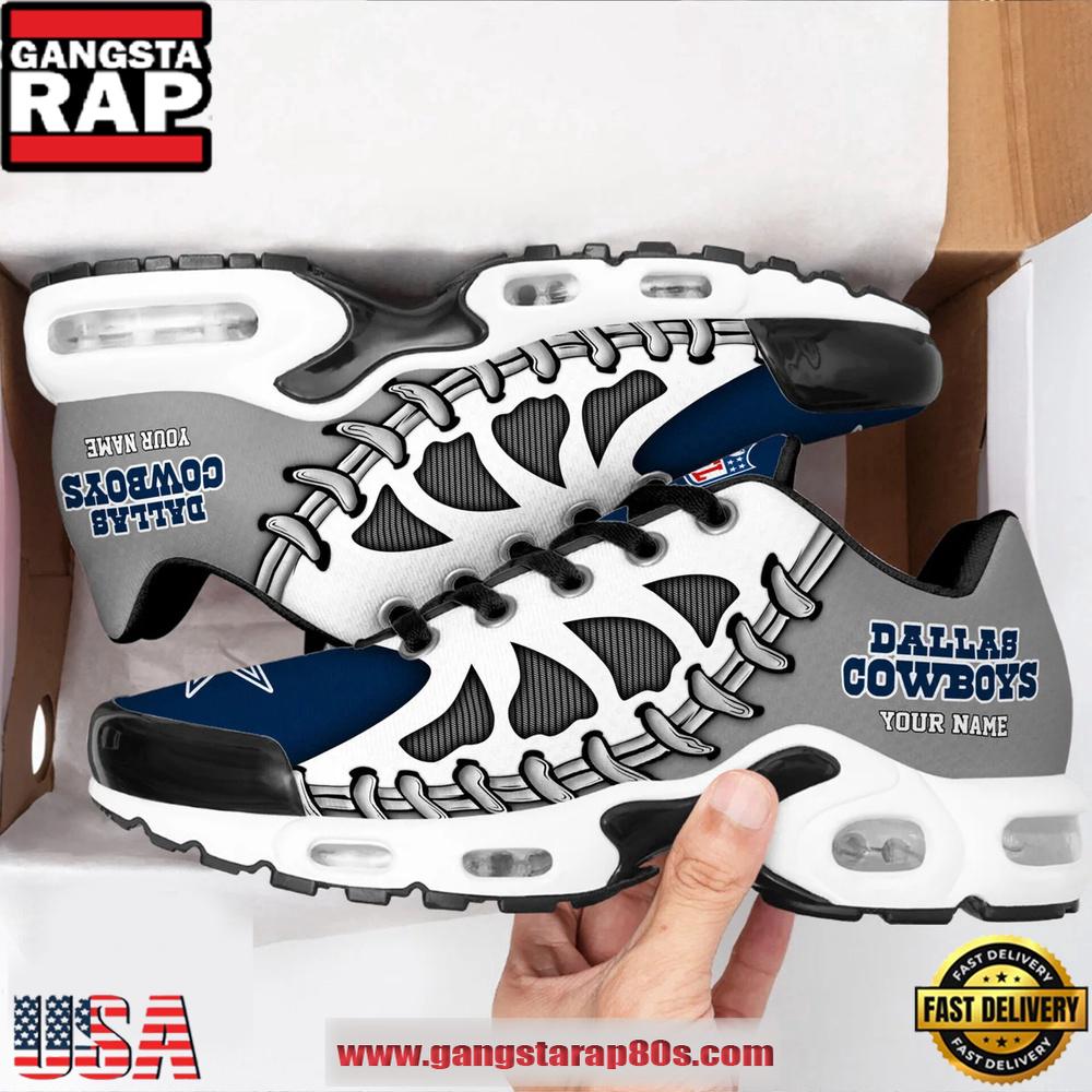 Custom Name Dallas Cowboys Air Max Plus Shoes For Fans