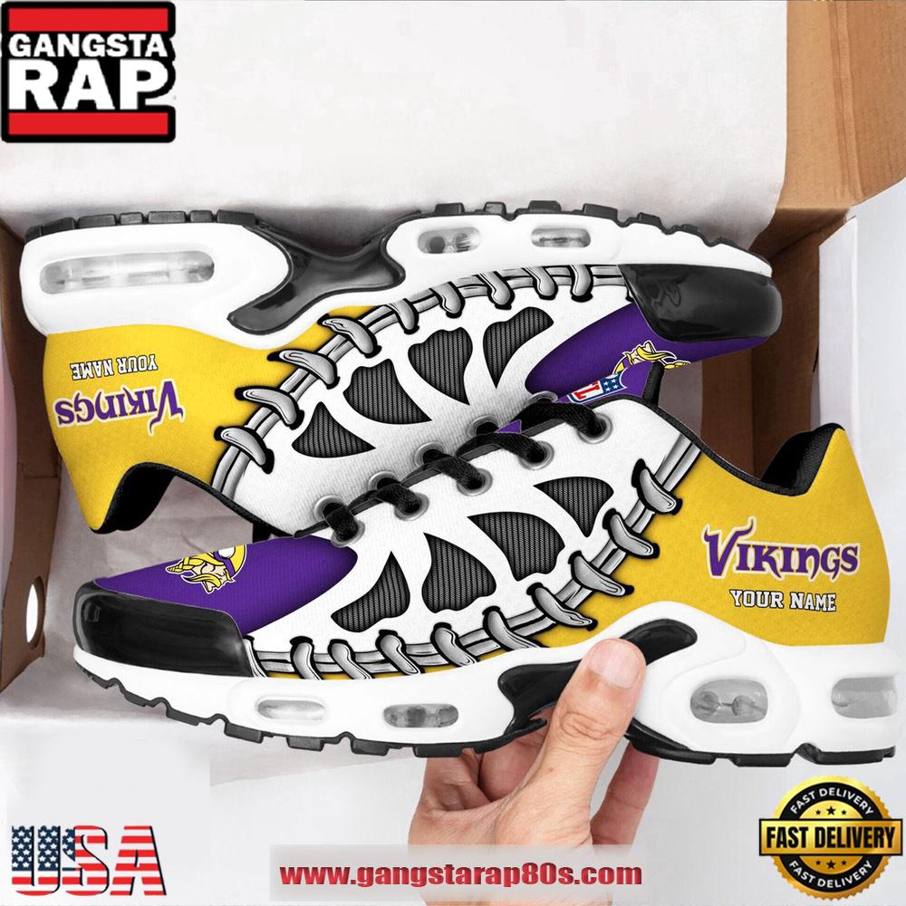 NFL Minnesota Vikings Unique Design Custom Air Max Plus Shoes Running Sneakers