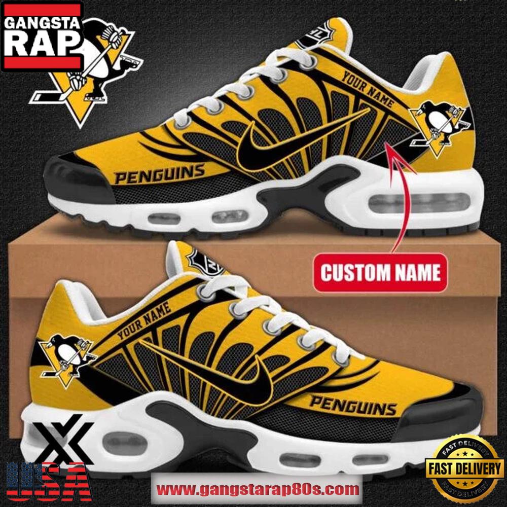 Custom Name Pittsburgh Penguins NHL Air Max Plus Shoes Gifts For Fan