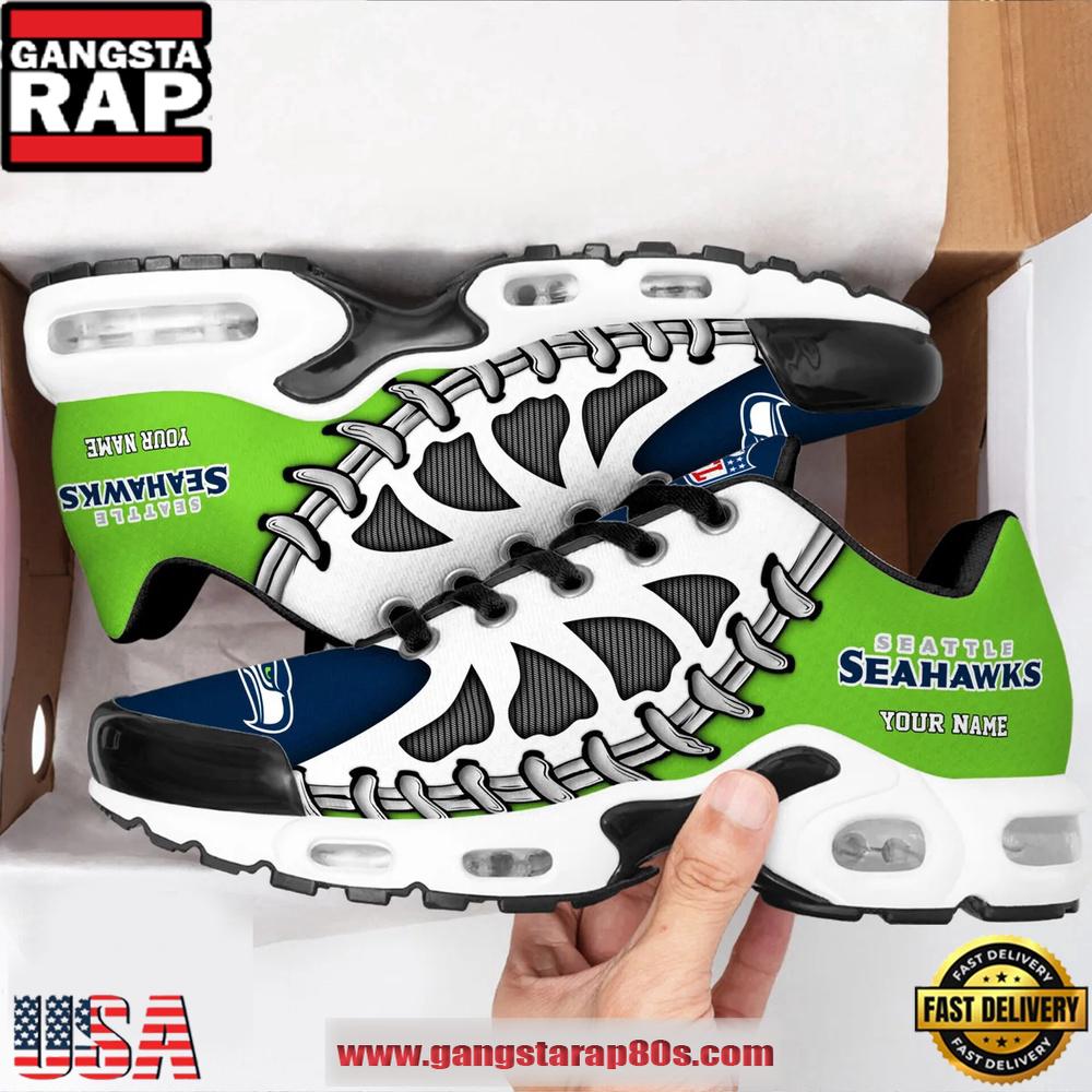 Custom Name Seattle Seahawks Air Max Plus Shoes For Fans