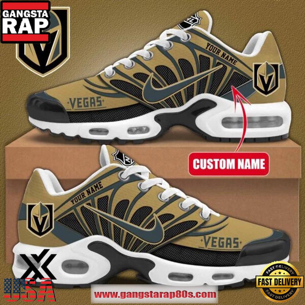 Custom Name Vegas Golden Knights NHL Air Max Plus Shoes Gifts For Fan