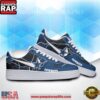 Dallas Cowboys Lightning Bolt Design Air Force 1 Running Sneakers Shoes 2 Dallas Cowboys Lightning Bolt Design Air Force 1 Running Sneakers Shoes
