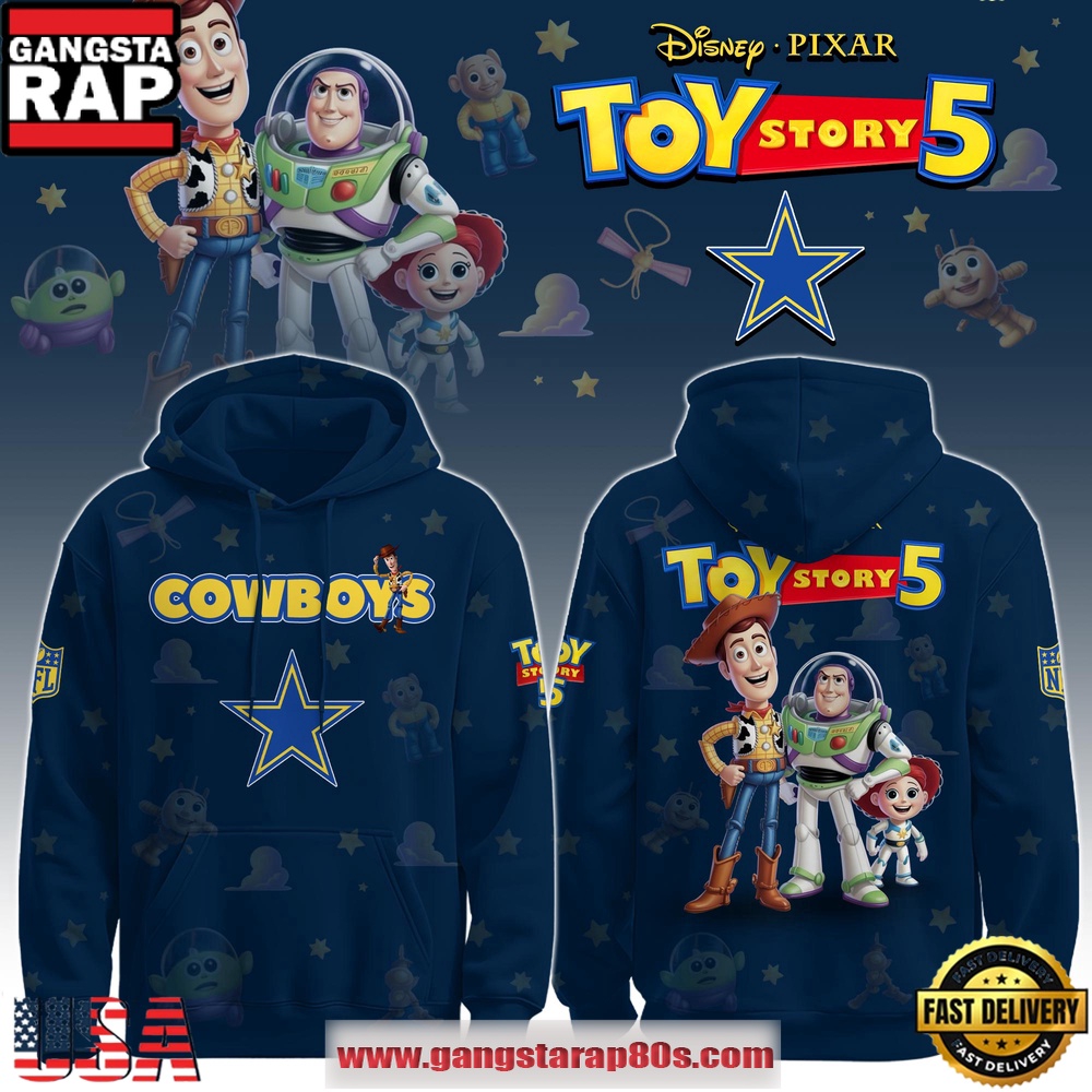 Dallas Cowboys NFL x Toy Story 5 Limited Edition Hoodie Shirt