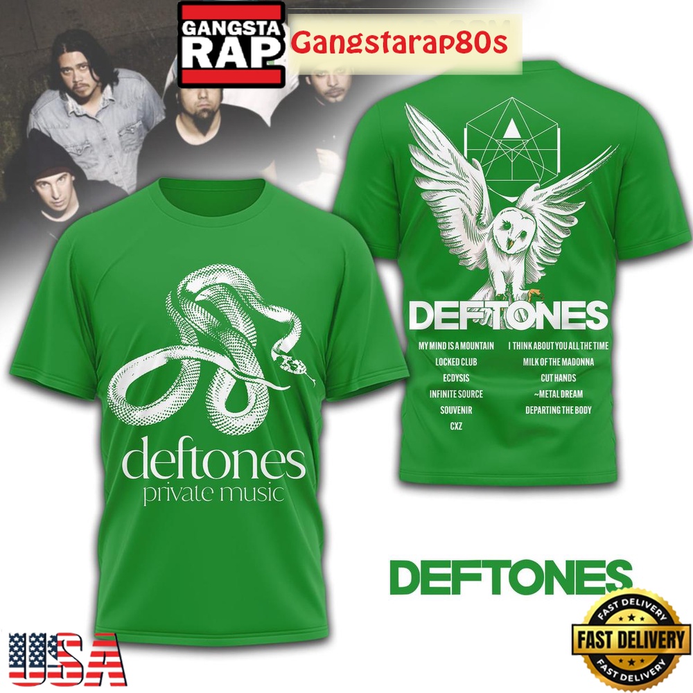 Deftones Private Music 2026 Limited Edition 3D Shirt
