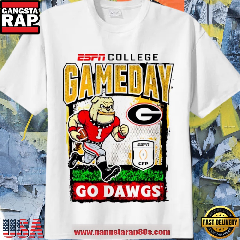 Geogria Bulldogs 2026 College Football Playoff Gameday Go Dawgs Mascot T Shirt