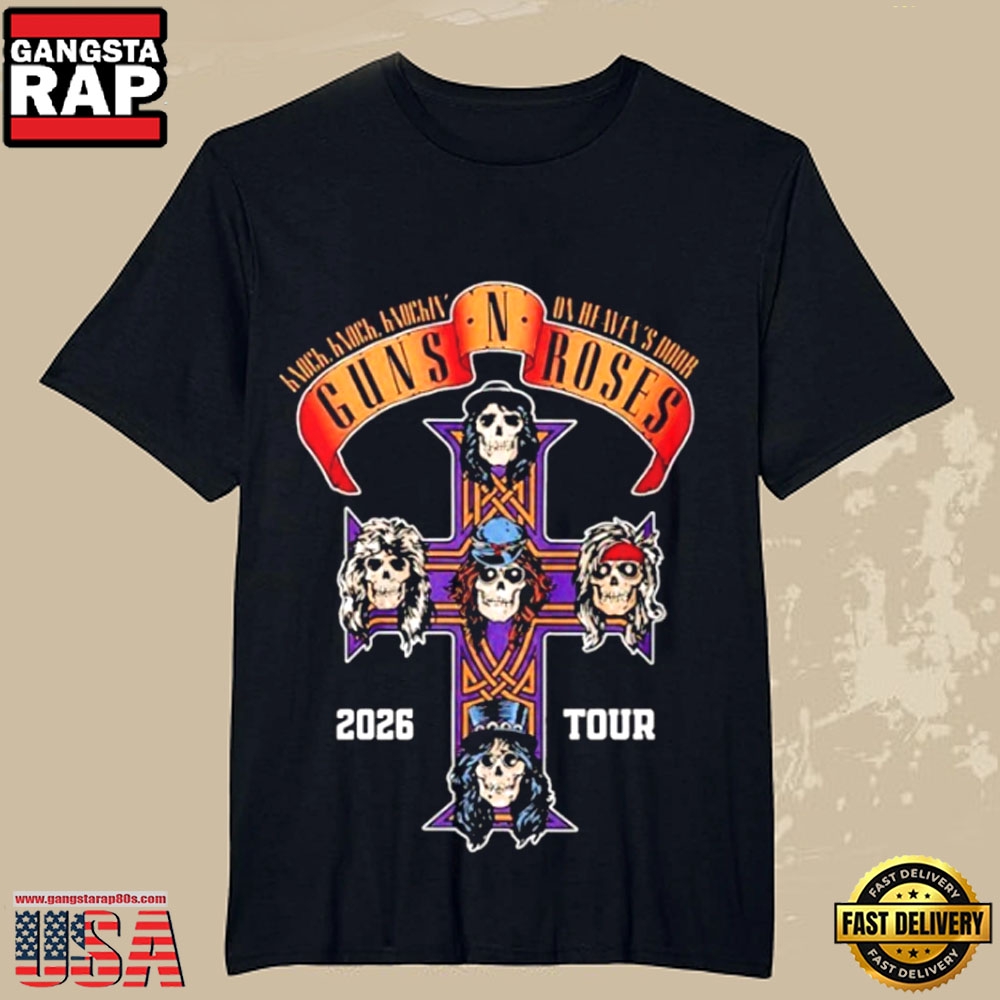Guns N’ Roses World Tour 2026 American Dates Schedule T-Shirt