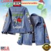 In A World Full Of Grinches Be A Snoopy Christmas 2025 Denim Jacket