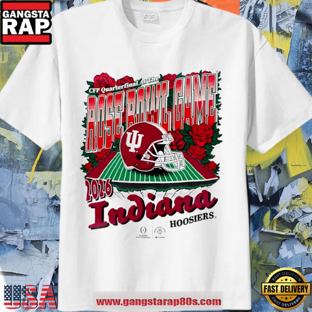 Indiana Hoosiers 2026 Cfp Rose Bowl Game T Shirt