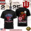 Indiana Hoosiers NCAA College Football Playoff 2025-26 T Shirt-Black 3 Indiana Hoosiers NCAA College Football Playoff 2025-26 T Shirt-Black