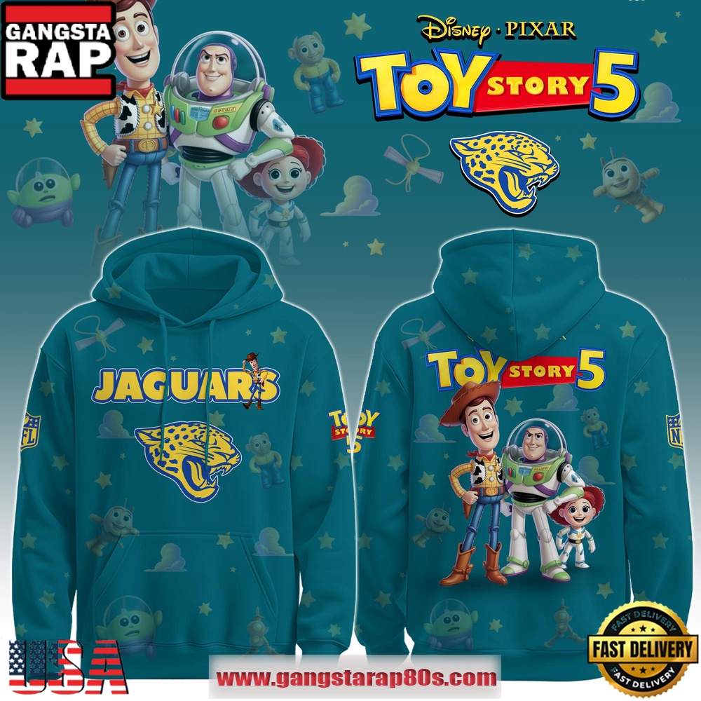 Jacksonville Jaguars NFL x Toy Story 5 Limited Edition Hoodie Shirt