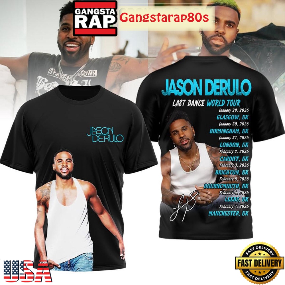 Jason Derulo Last Dance World Tour Shirt