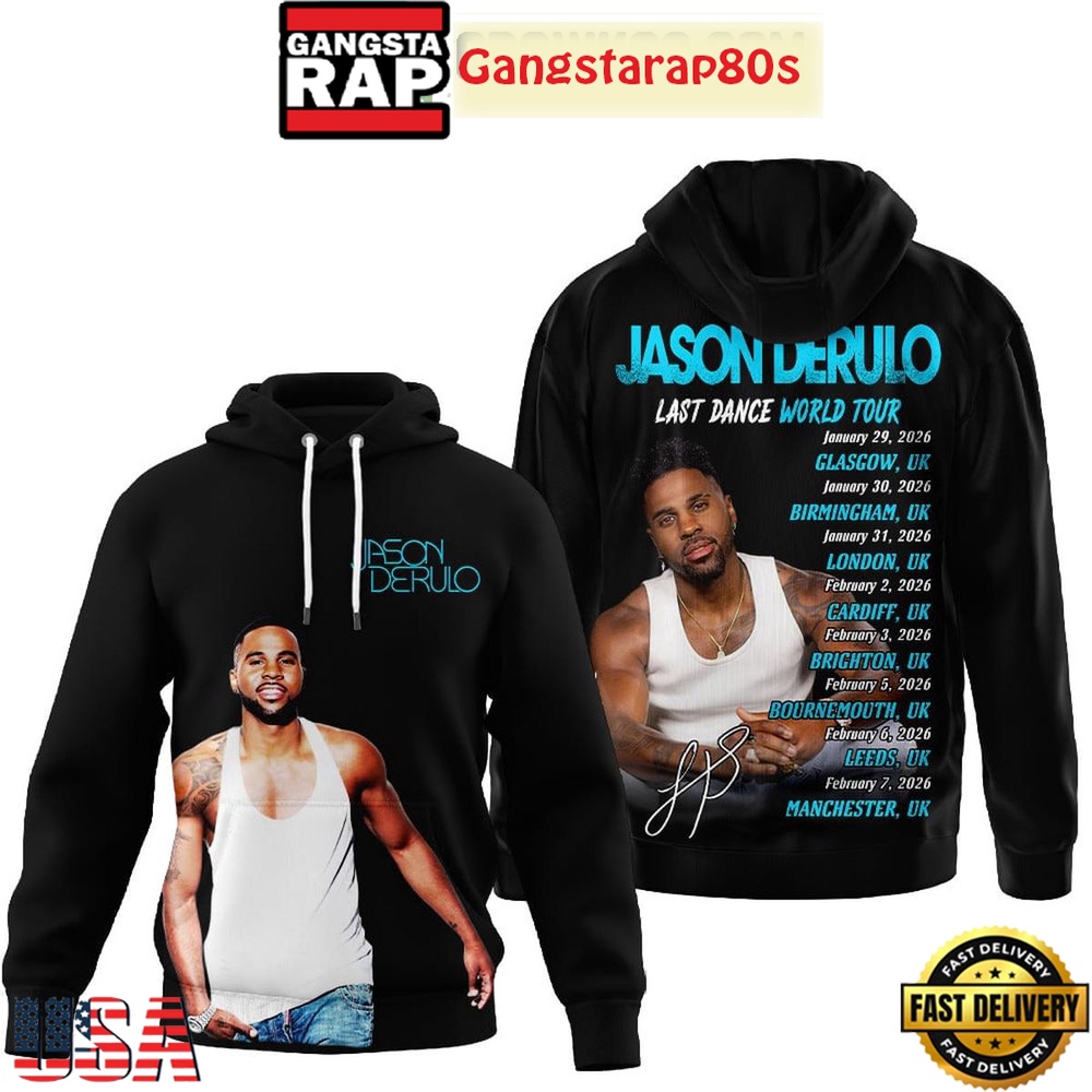 Jason Derulo Last Dance World Tour Unisex Hoodie