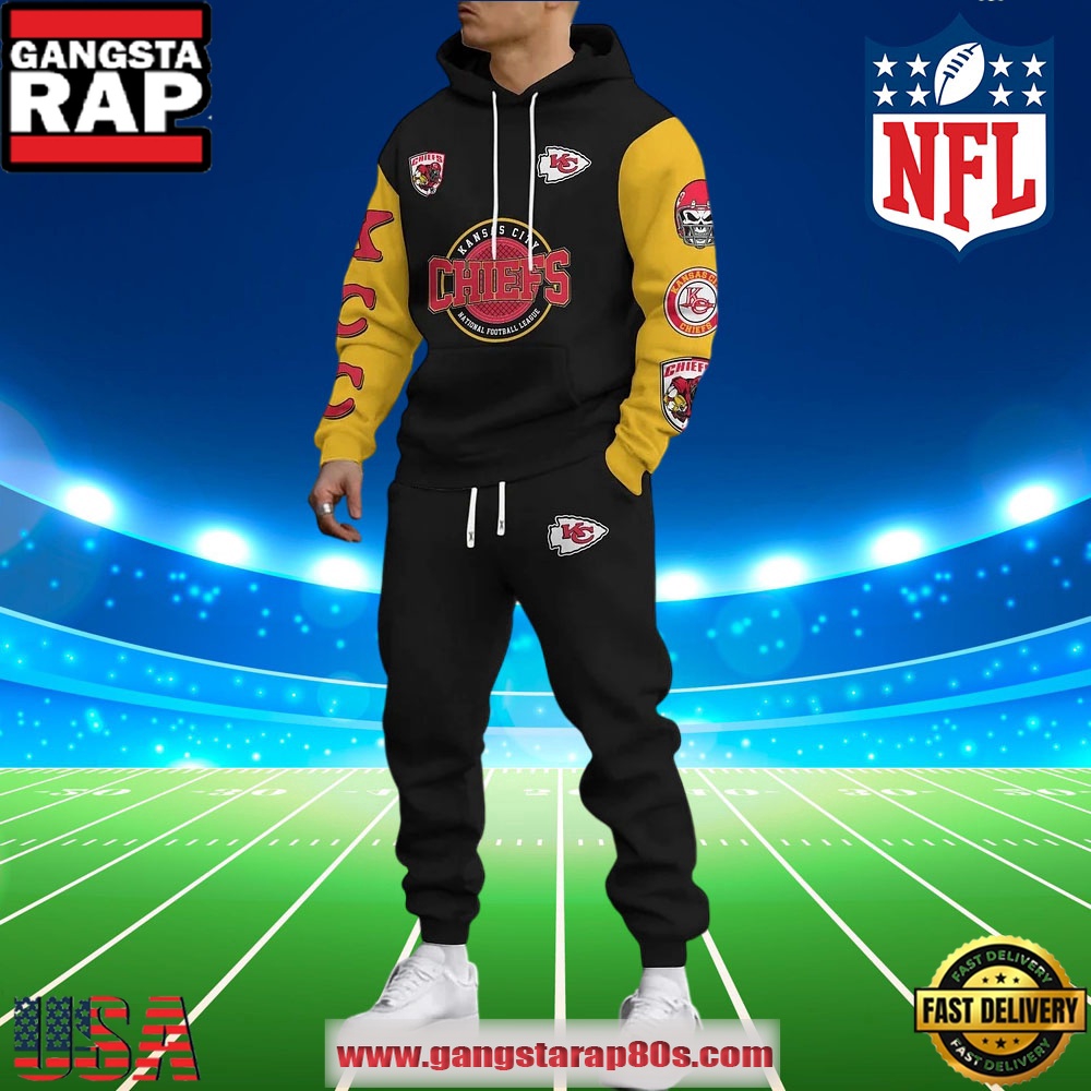 Kansas City Chiefs NFL Holiday Christmas Hoodie Joggers Set Kansas City Chiefs NFL Holiday Christmas Hoodie Joggers Set