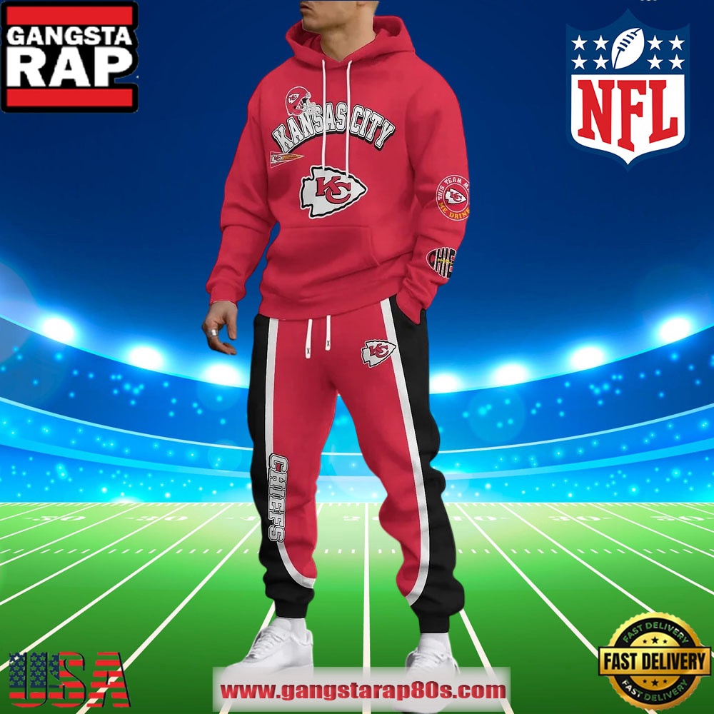 Kansas City Chiefs NFL Holiday Christmas New Edition Hoodie Joggers Set Kansas City Chiefs NFL Holiday Christmas New Edition Hoodie Joggers Set