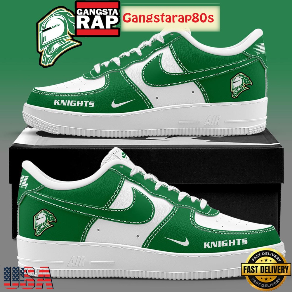 London Knights Hockey New Season 2026 Custom Air Force 1 Running Sneakers Shoes