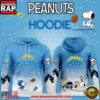 Los Angeles Chargers NFL x Peanuts Christmas Unisex Hoodie 3 Los Angeles Chargers NFL x Peanuts Christmas Unisex Hoodie