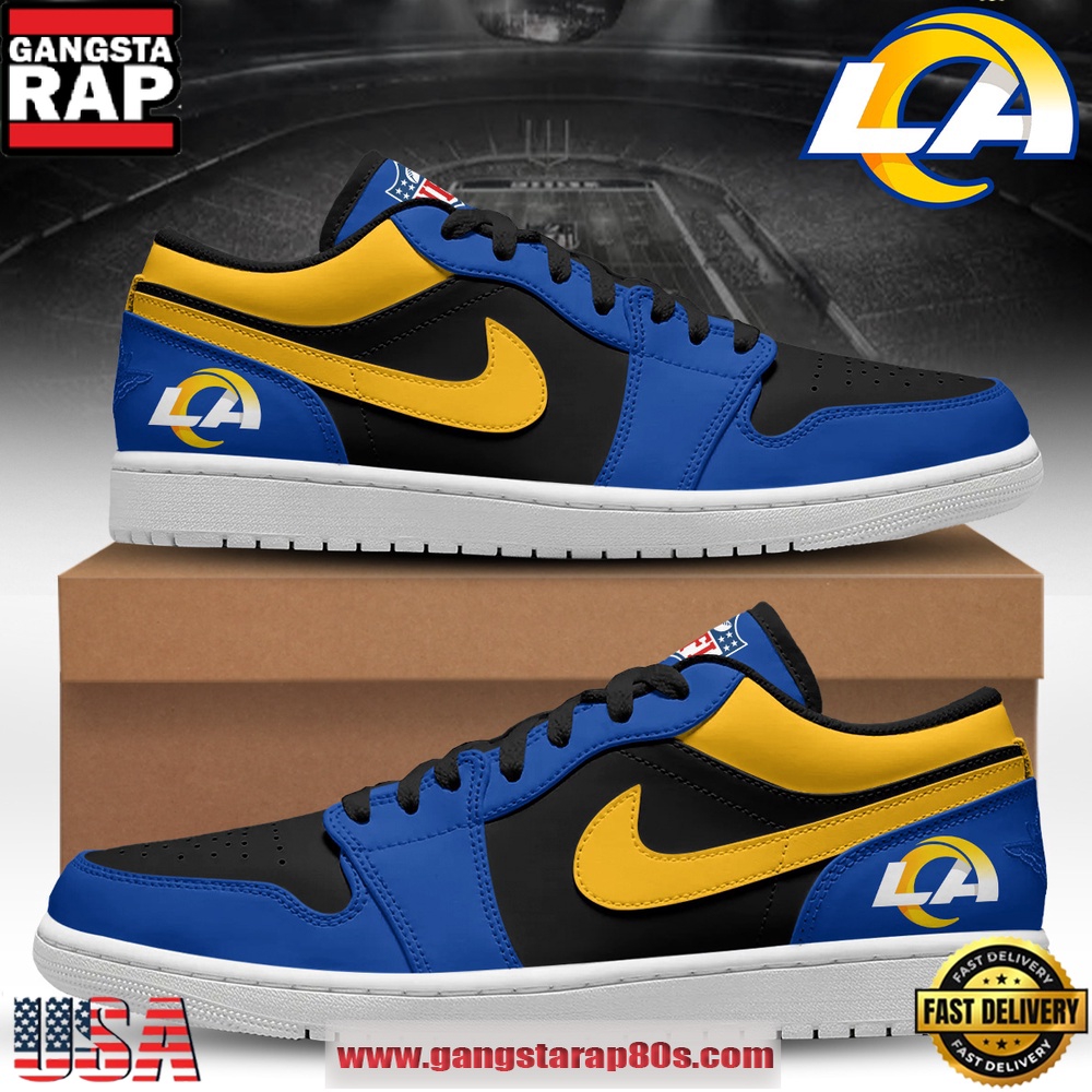Los Angeles Rams NFL Legacy Premium Running Sneakers Shoes